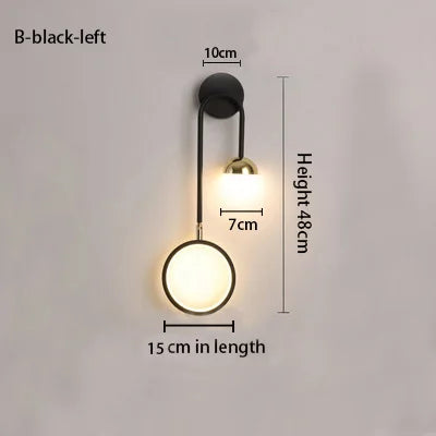 GlowNest – Modern Ball Wall Light