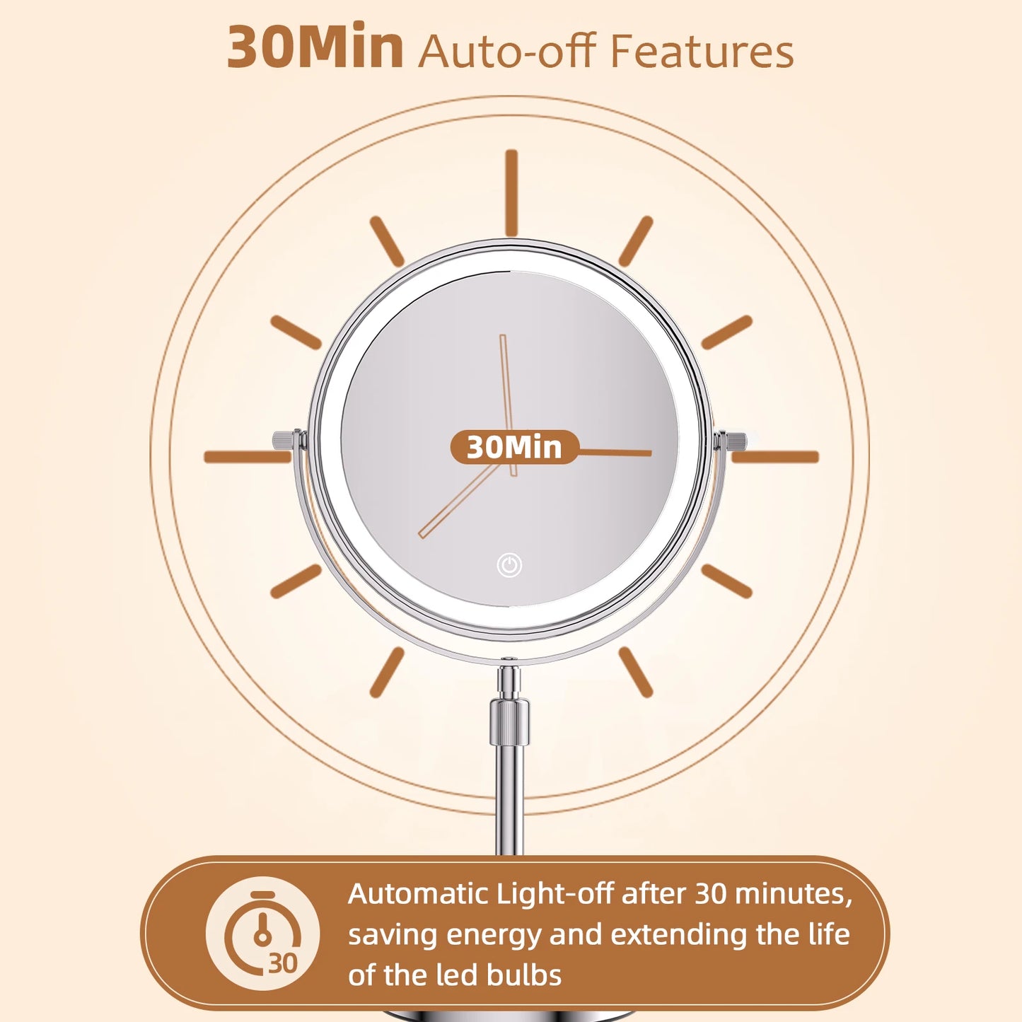 GlowReflex – Precision Lighted Makeup Mirror