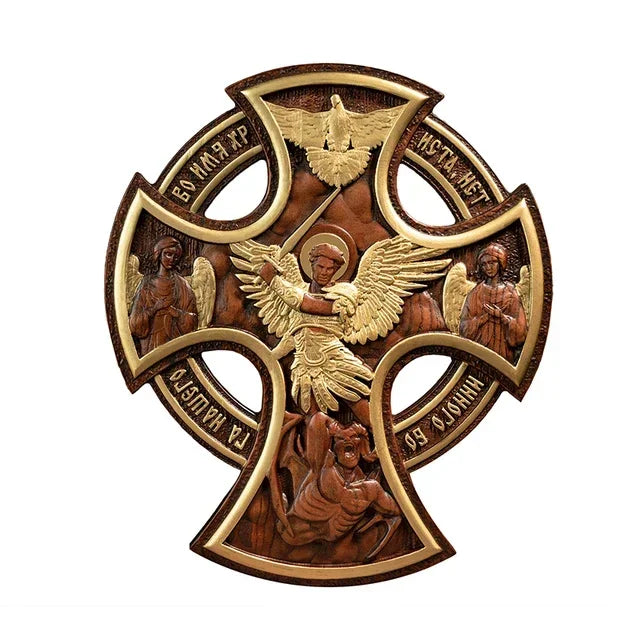 Archangel’s Cross – A Wooden Shield of Spiritual Strength