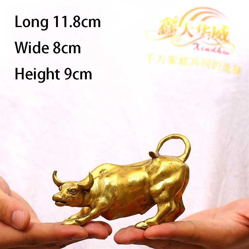 Prosperity Bull – Wall Street Copper Bull Sculpture: A Symbol of Success and Abundance