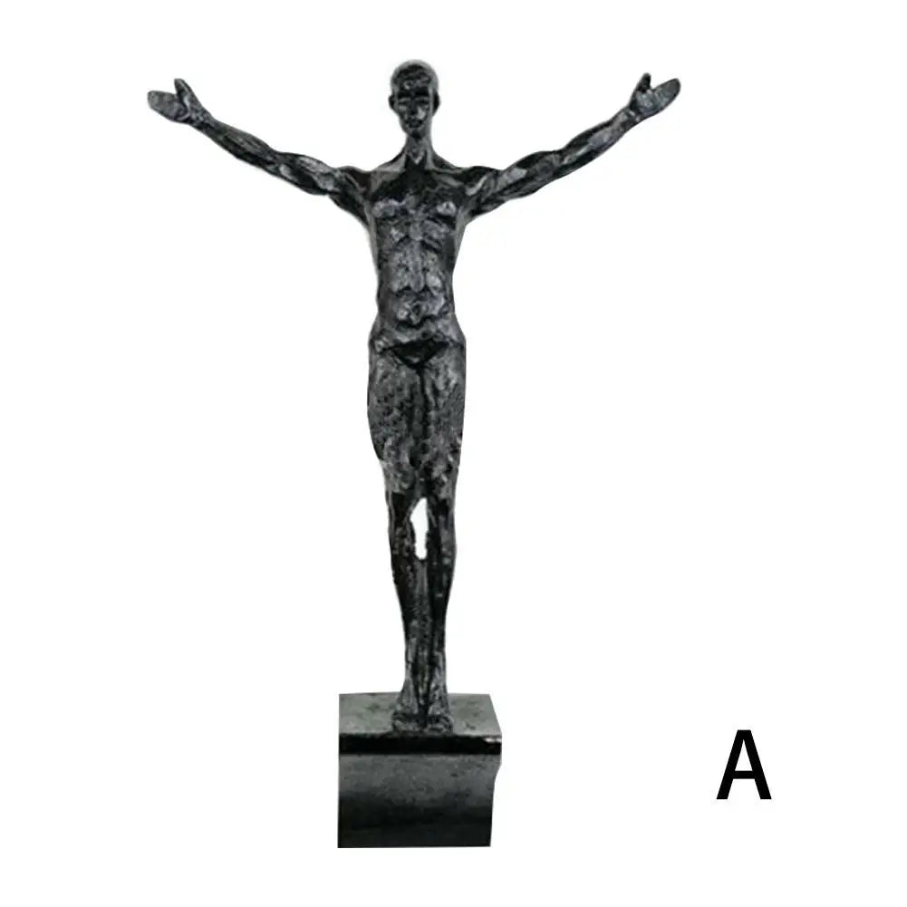 Peak Spirit – Climber Wall Resin Sculpture for Motivational Home Decor