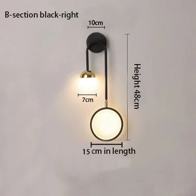 GlowNest – Modern Ball Wall Light
