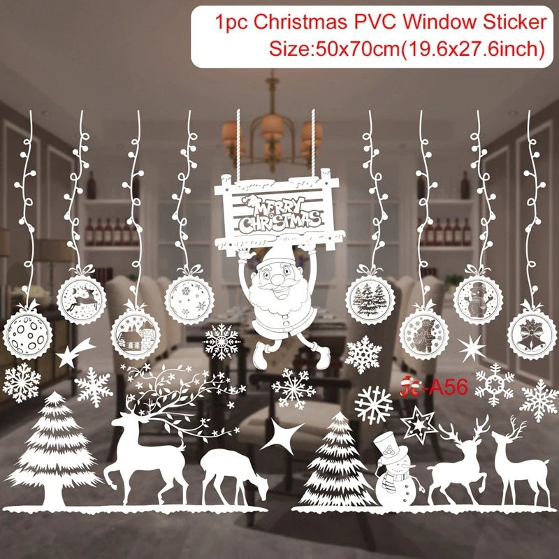 2025 Festive Christmas Decorations Stickers (5 Pcs/pack)