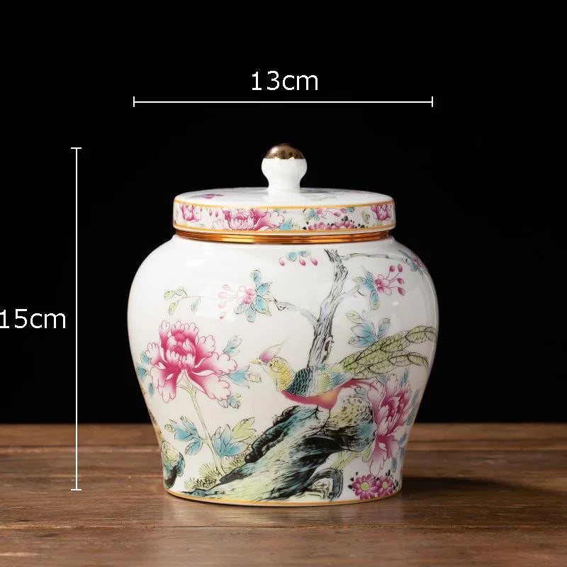 Imperial Bloom Canister – Oriental Elegance with Purpose