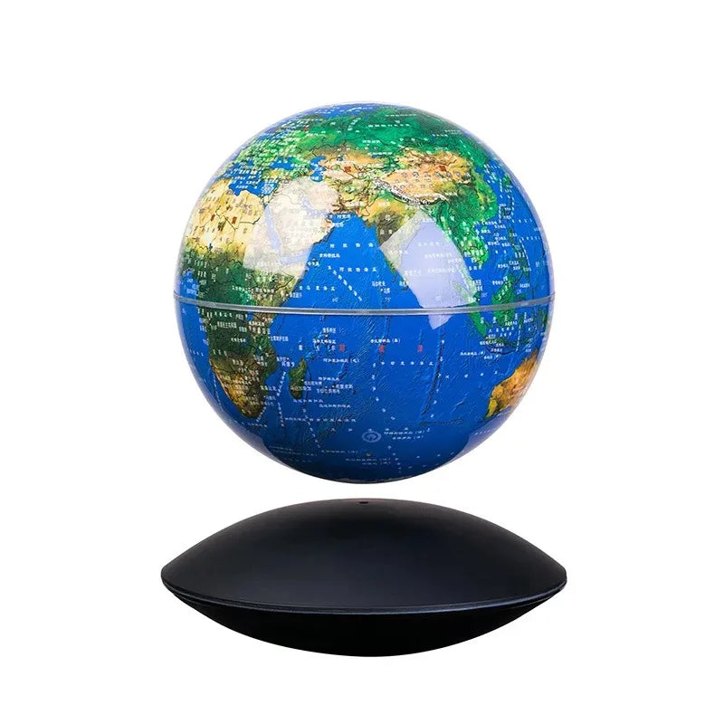 GlobeGlide – Floating Globe Lamp with Magnetic Levitator