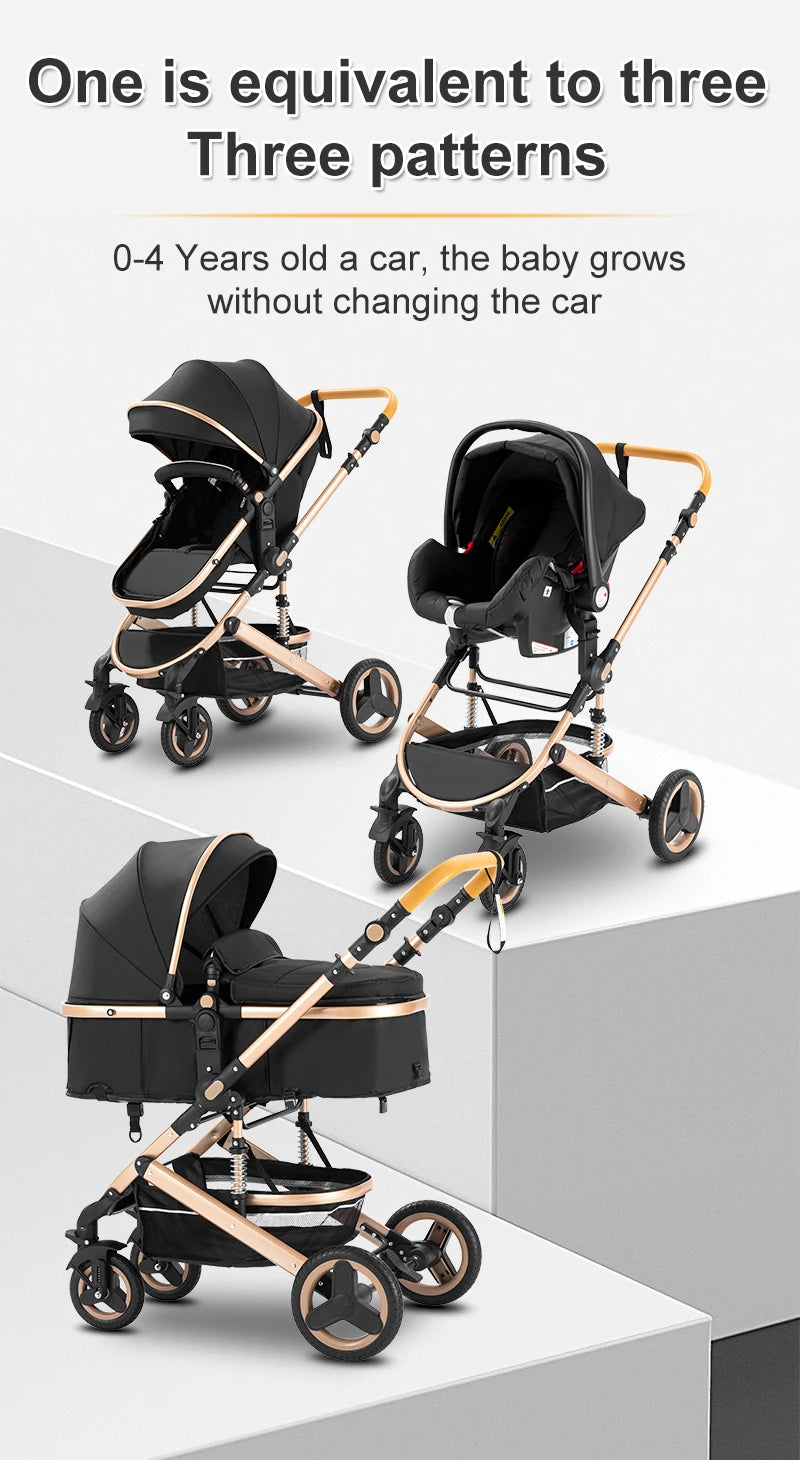 Prestige Plus 3-in-1 Baby Carriage