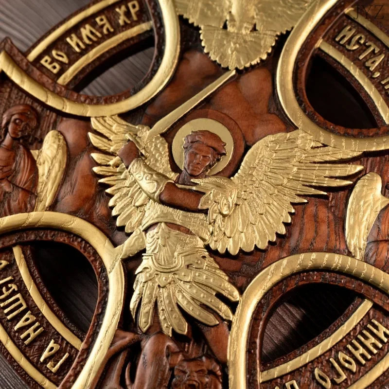 Archangel’s Cross – A Wooden Shield of Spiritual Strength
