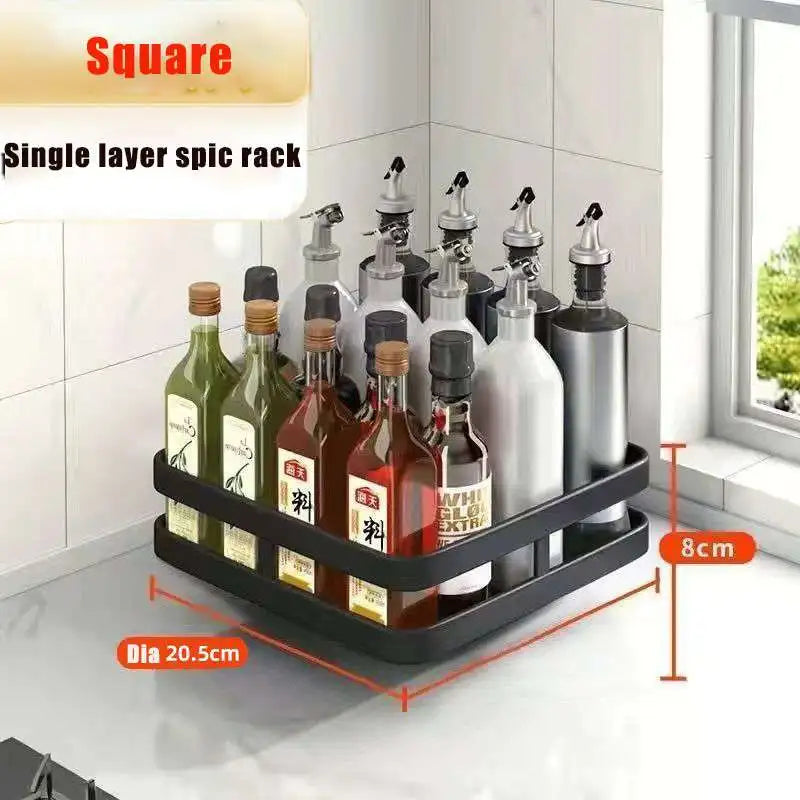 SpiceOrbit – Carbon Steel Rotating Spice Organiser