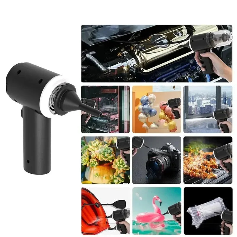 PowerClean Mini – 9000Pa Wireless Vacuum Cleaner for Car & Home