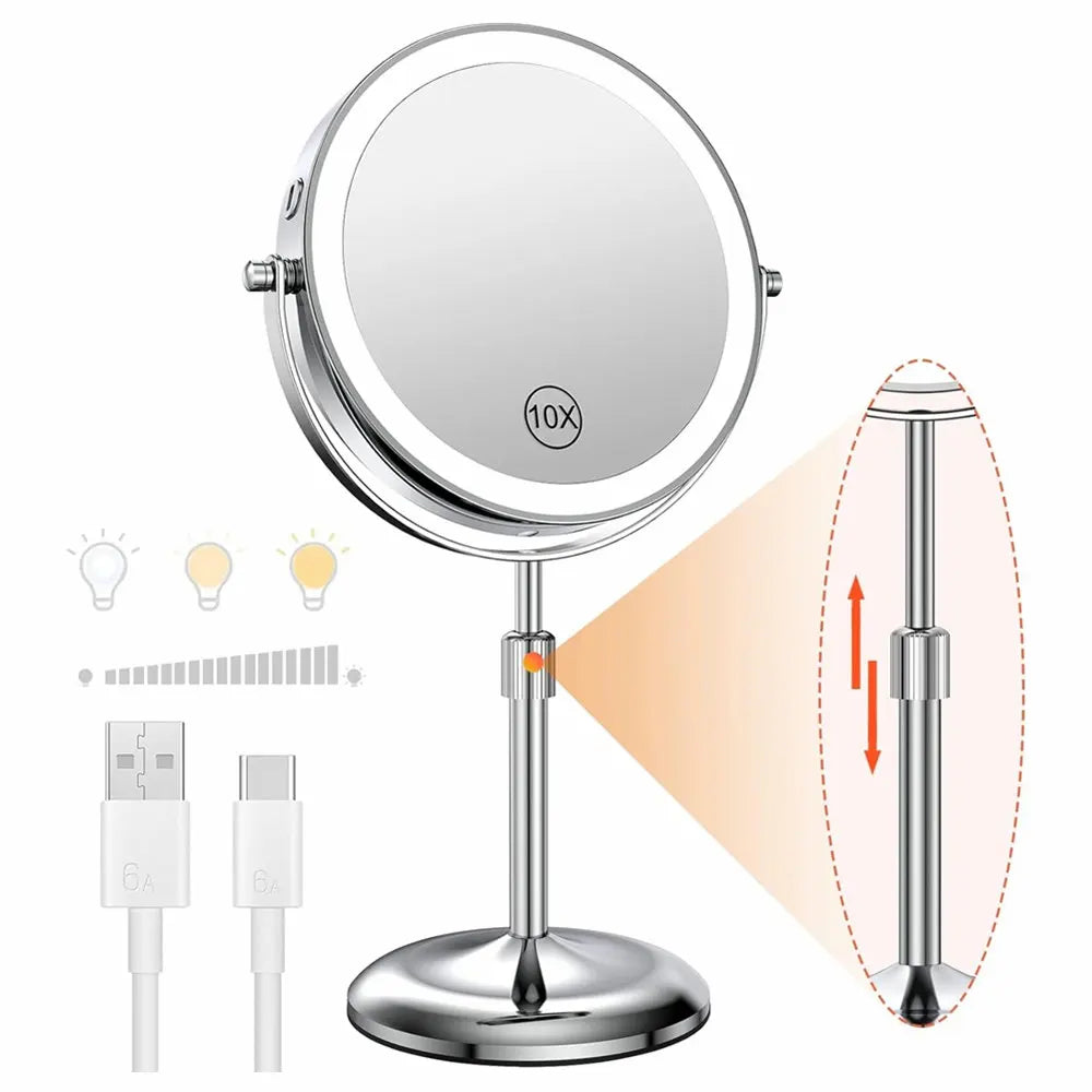 GlowReflex – Precision Lighted Makeup Mirror