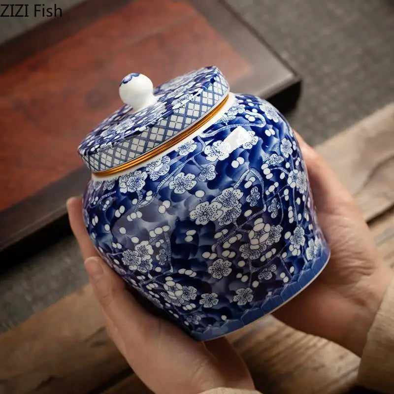 Imperial Bloom Canister – Oriental Elegance with Purpose