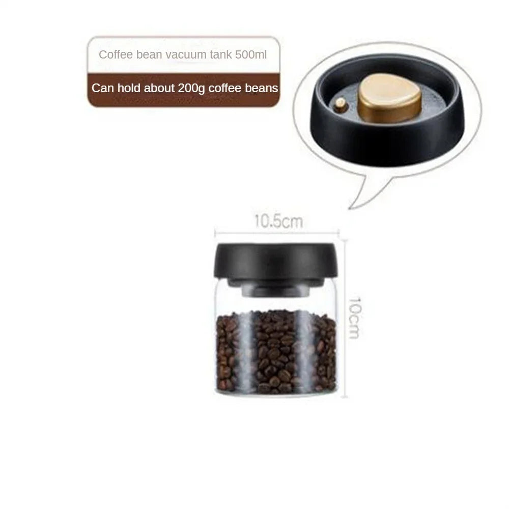 AromaGuard Canister – Vacuum-Sealed Coffee Storage Jar