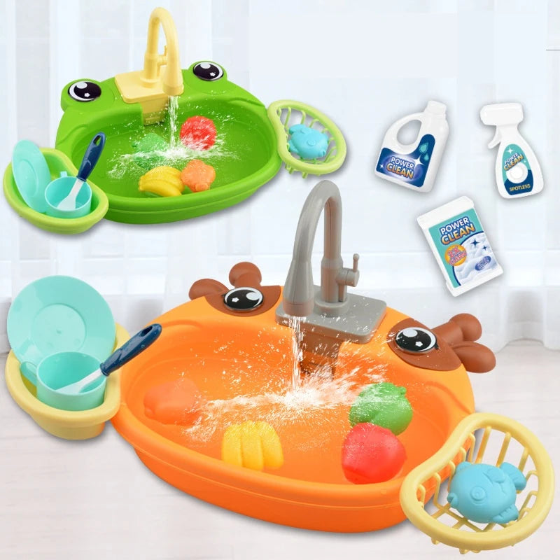 Kids' Interactive Kitchen Sink Set