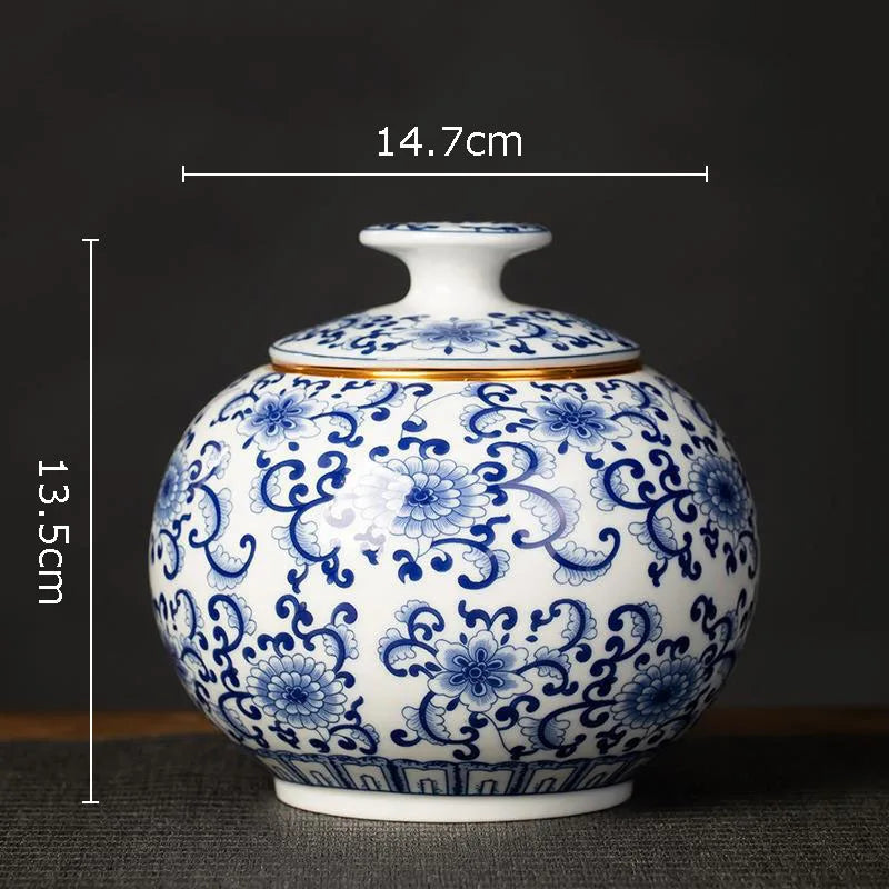 Imperial Bloom Canister – Oriental Elegance with Purpose