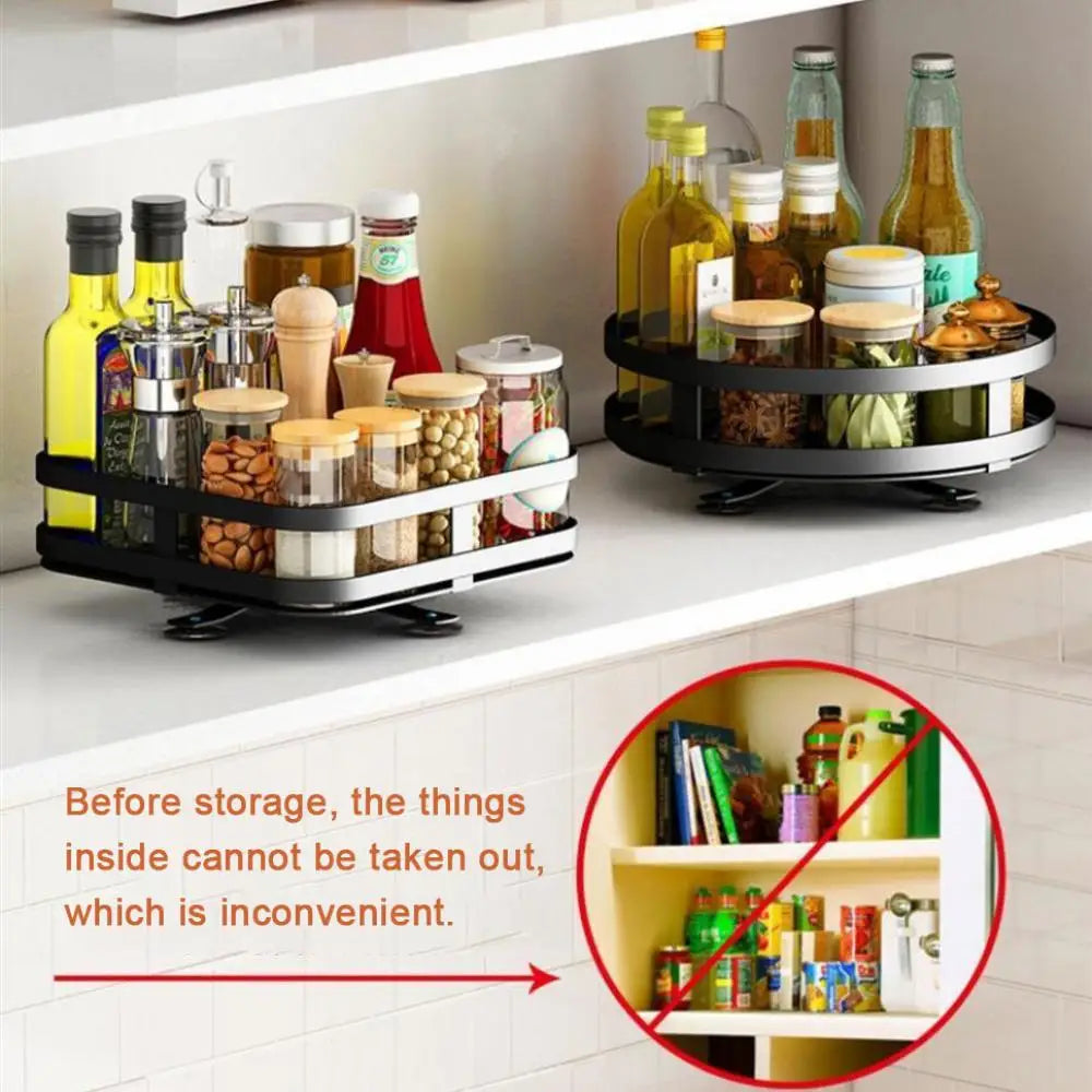SpiceOrbit – Carbon Steel Rotating Spice Organiser