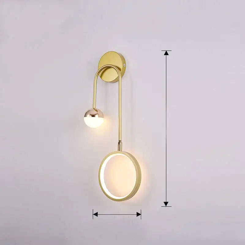 GlowNest – Modern Ball Wall Light