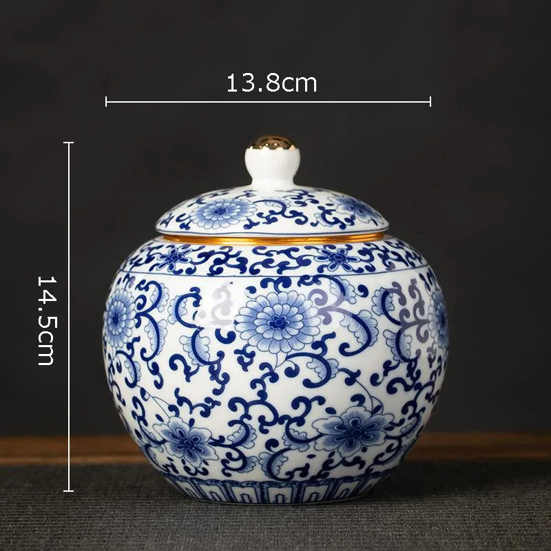 Imperial Bloom Canister – Oriental Elegance with Purpose