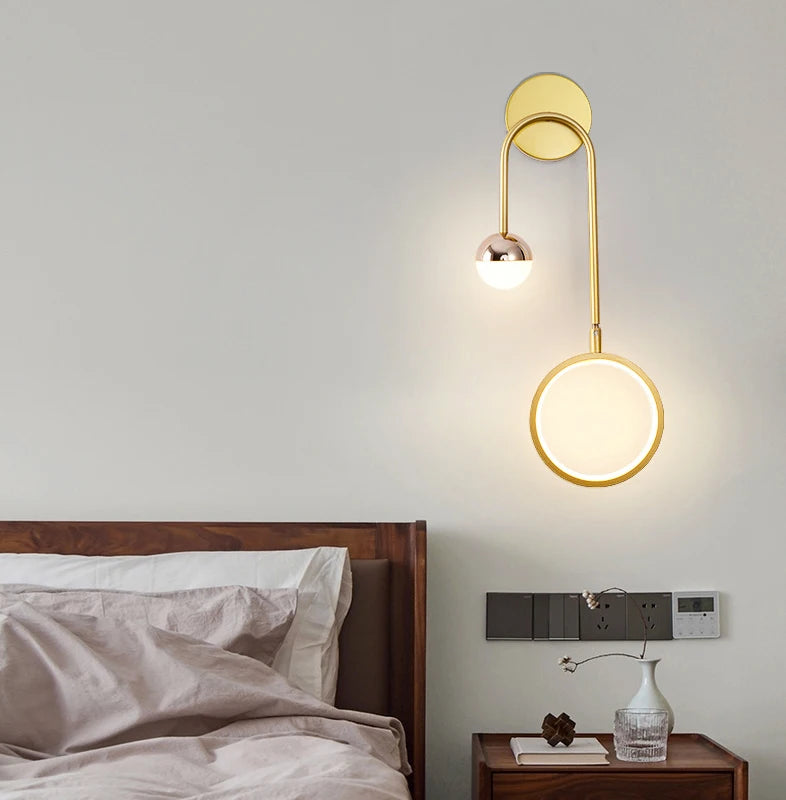 GlowNest – Modern Ball Wall Light