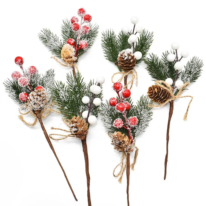 Holiday Pinecone & Berry Decor Set