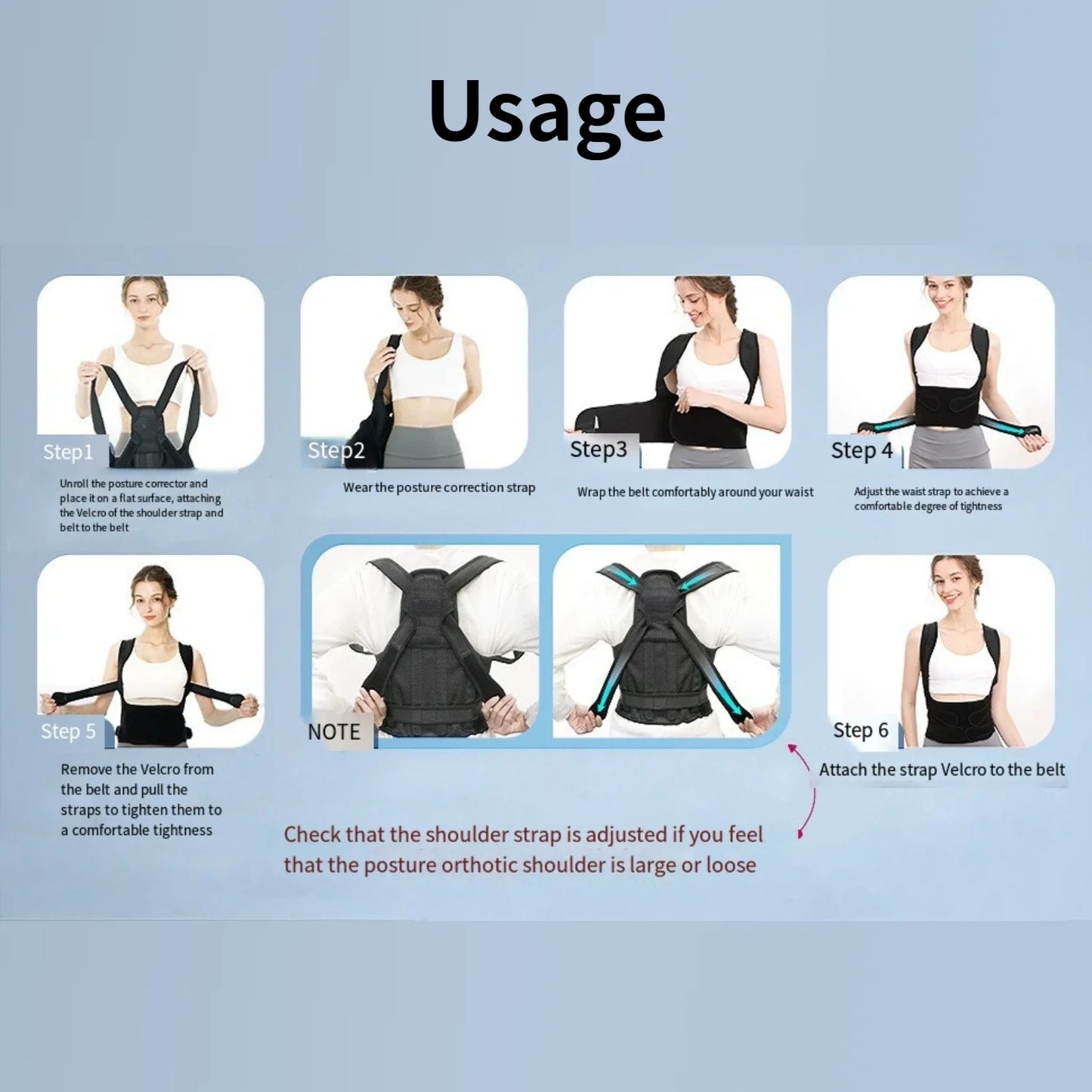 SpineGuard Pro – Adjustable Orthopaedic Posture Corrector for Back and Spine