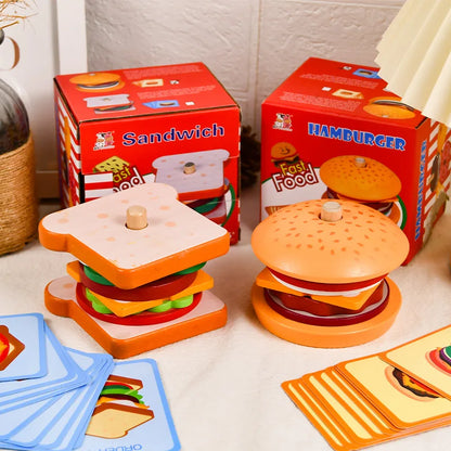 Creative Burger Stacking Playset