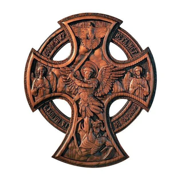Archangel’s Cross – A Wooden Shield of Spiritual Strength