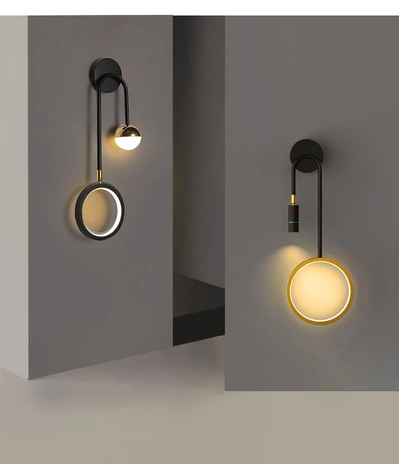 GlowNest – Modern Ball Wall Light