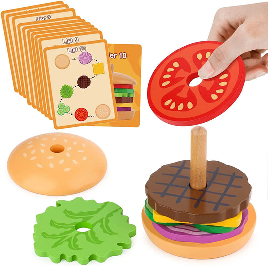 Creative Burger Stacking Playset