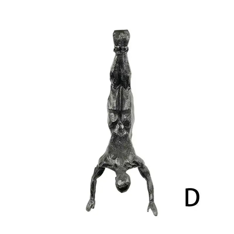 Peak Spirit – Climber Wall Resin Sculpture for Motivational Home Decor