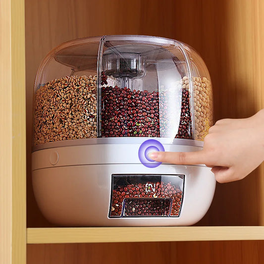 360° Rotating Dispenser – The Smart Way to Store Your Grains
