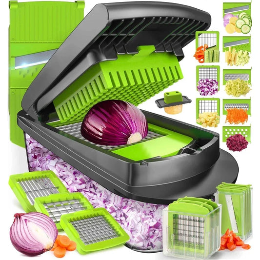 SliceMaster – 16-in-1 Multifunctional Kitchen Slicer