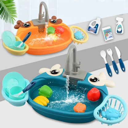 Kids' Interactive Kitchen Sink Set