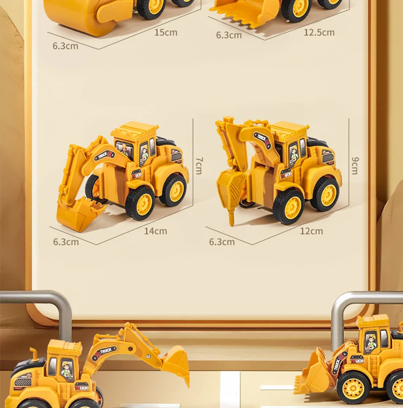 Construction Adventure Vehicle Set