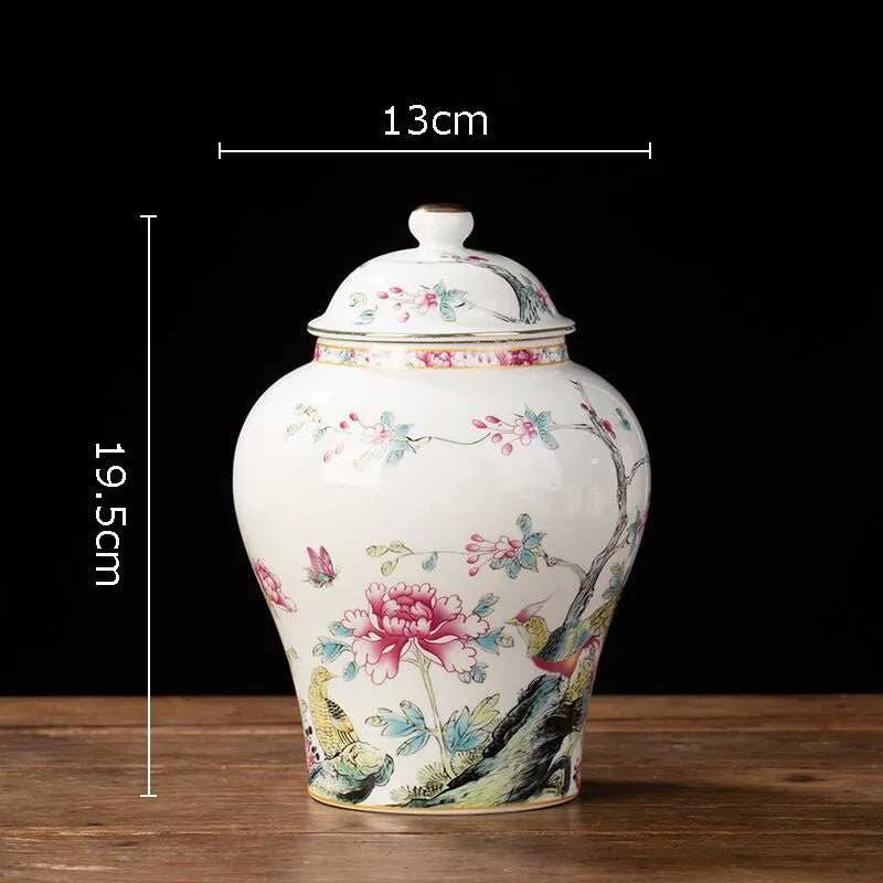 Imperial Bloom Canister – Oriental Elegance with Purpose