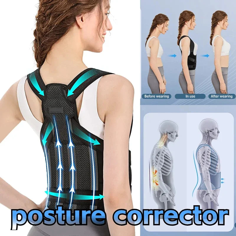 SpineGuard Pro – Adjustable Orthopaedic Posture Corrector for Back and Spine