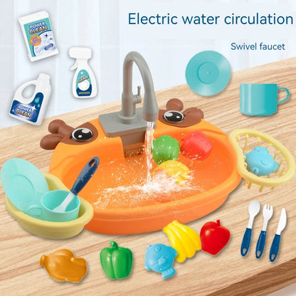 Kids' Interactive Kitchen Sink Set