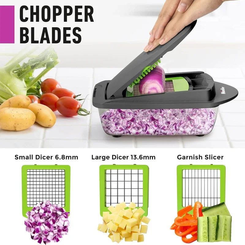 SliceMaster – 16-in-1 Multifunctional Kitchen Slicer