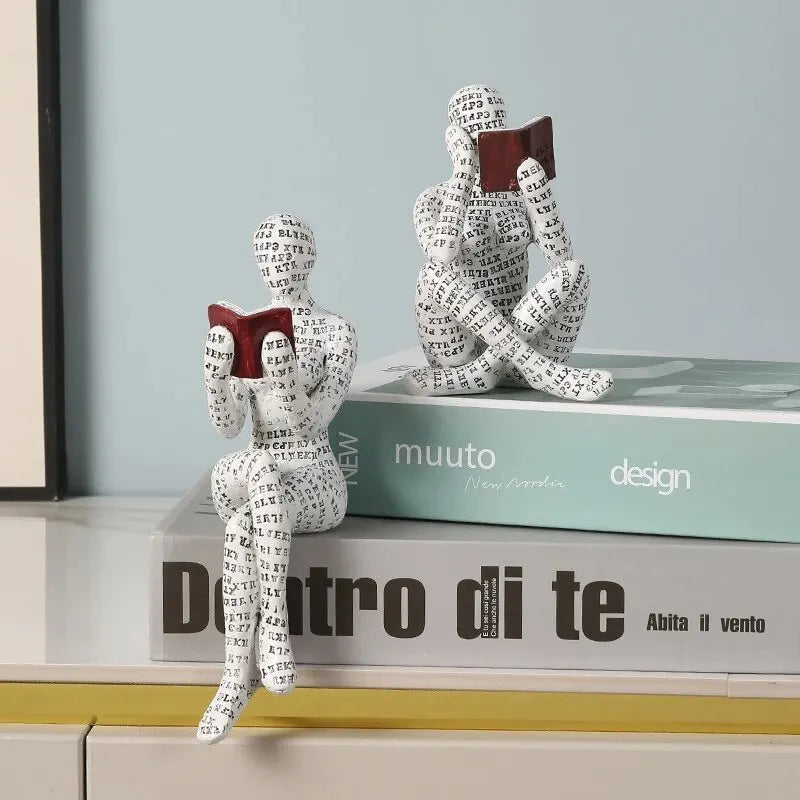 Elegant Reader Sculpture