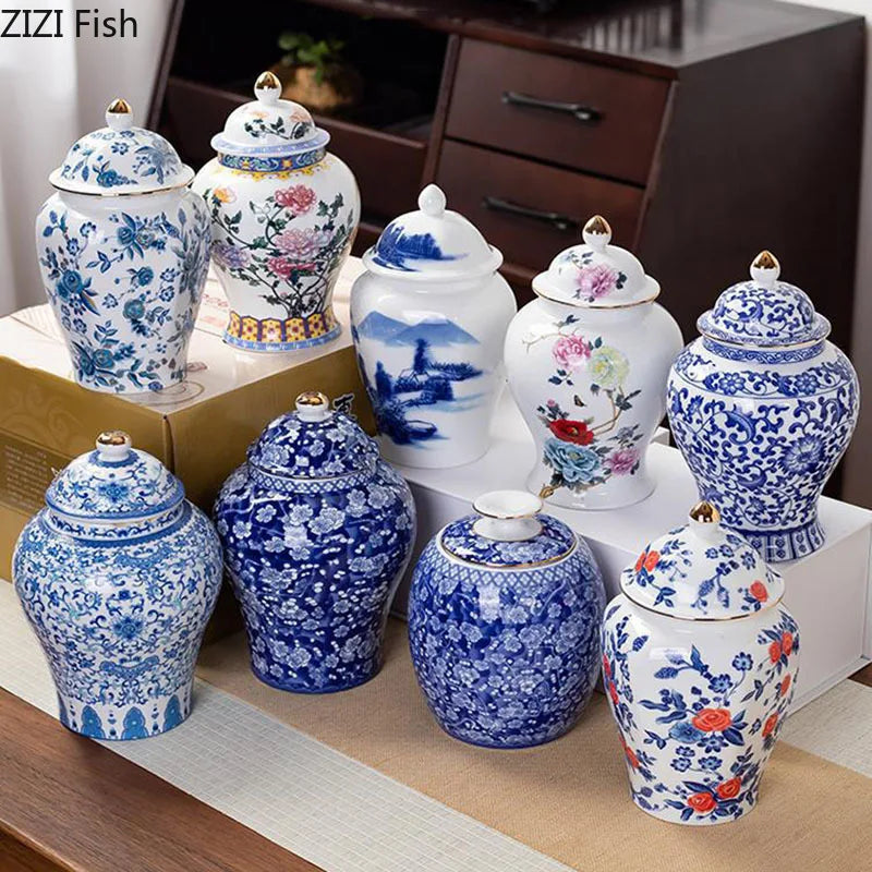 Imperial Bloom Canister – Oriental Elegance with Purpose