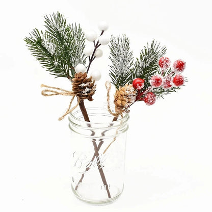 Holiday Pinecone & Berry Decor Set