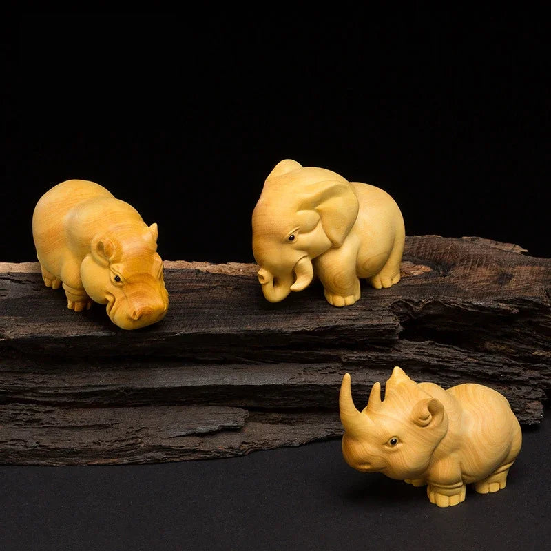 Nature's Guardians – Handcrafted Animal Sculptures