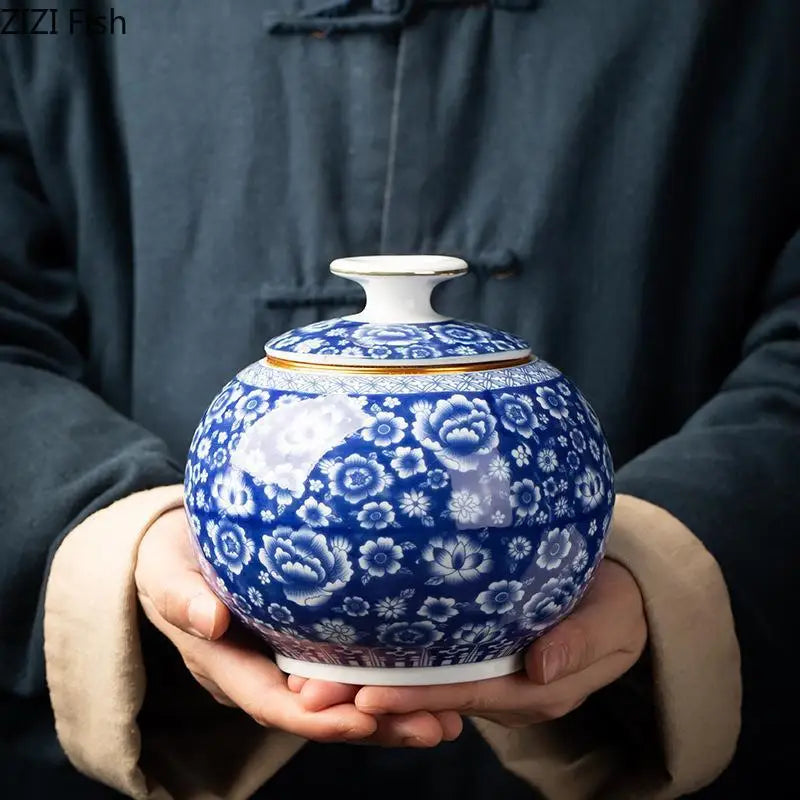 Imperial Bloom Canister – Oriental Elegance with Purpose