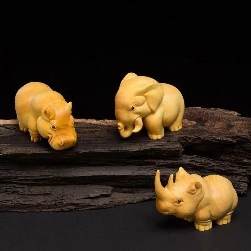 Nature's Guardians – Handcrafted Animal Sculptures