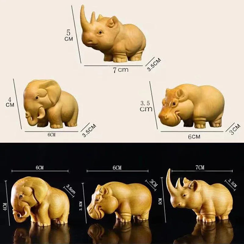 Nature's Guardians – Handcrafted Animal Sculptures