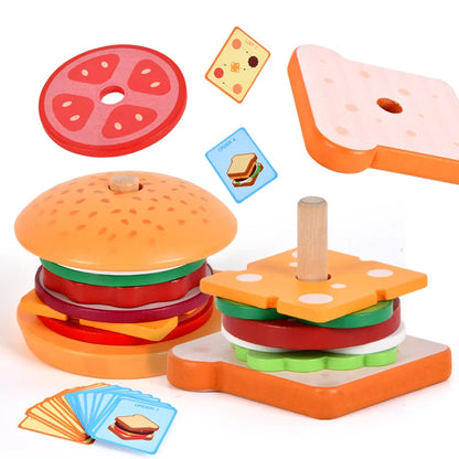 Creative Burger Stacking Playset