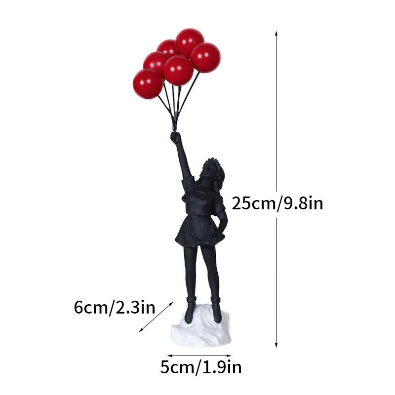 Flower Thrower – Modern Pop Art Decorative Sculpture