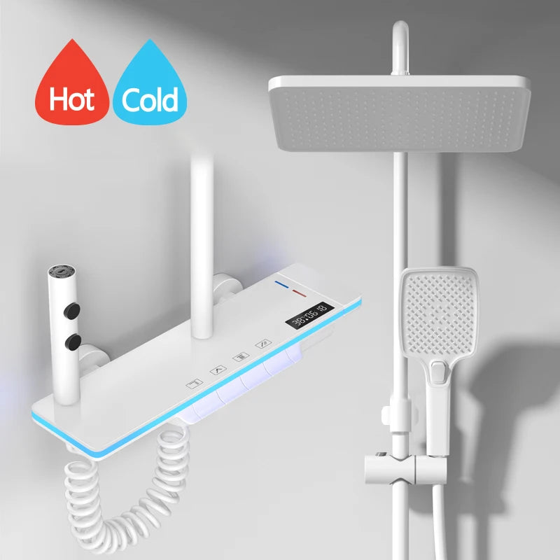 LuxAura Shower – Smart LED Thermostat Shower System