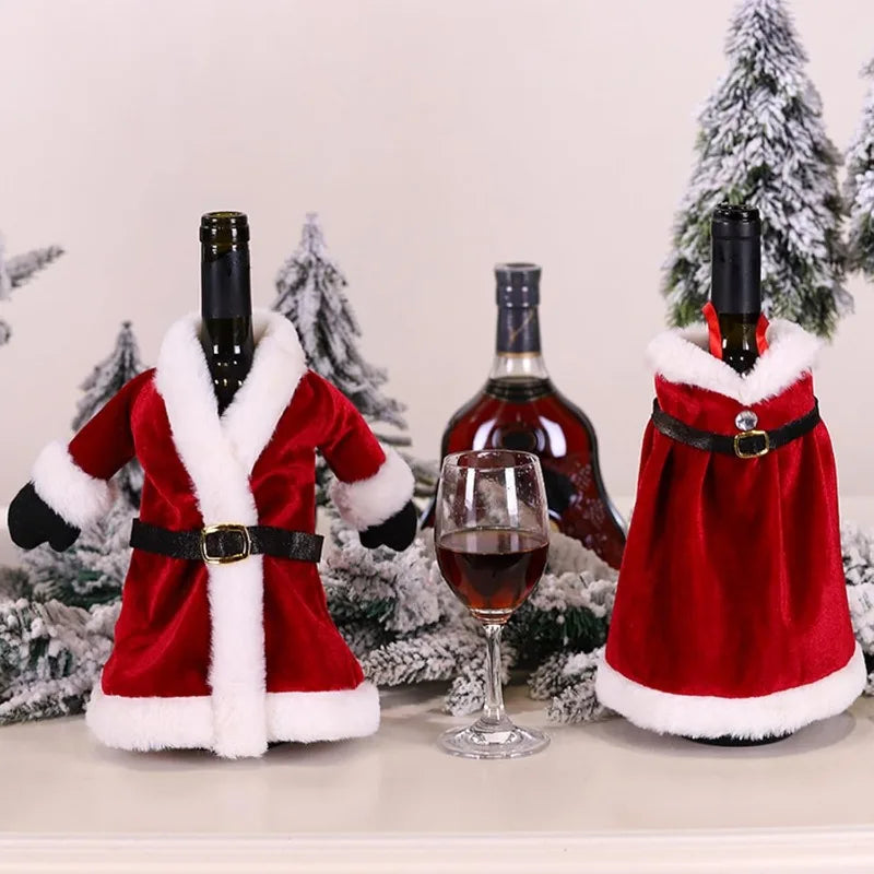 Charming Christmas Wine Bottle Wrap (1 PC/pack)