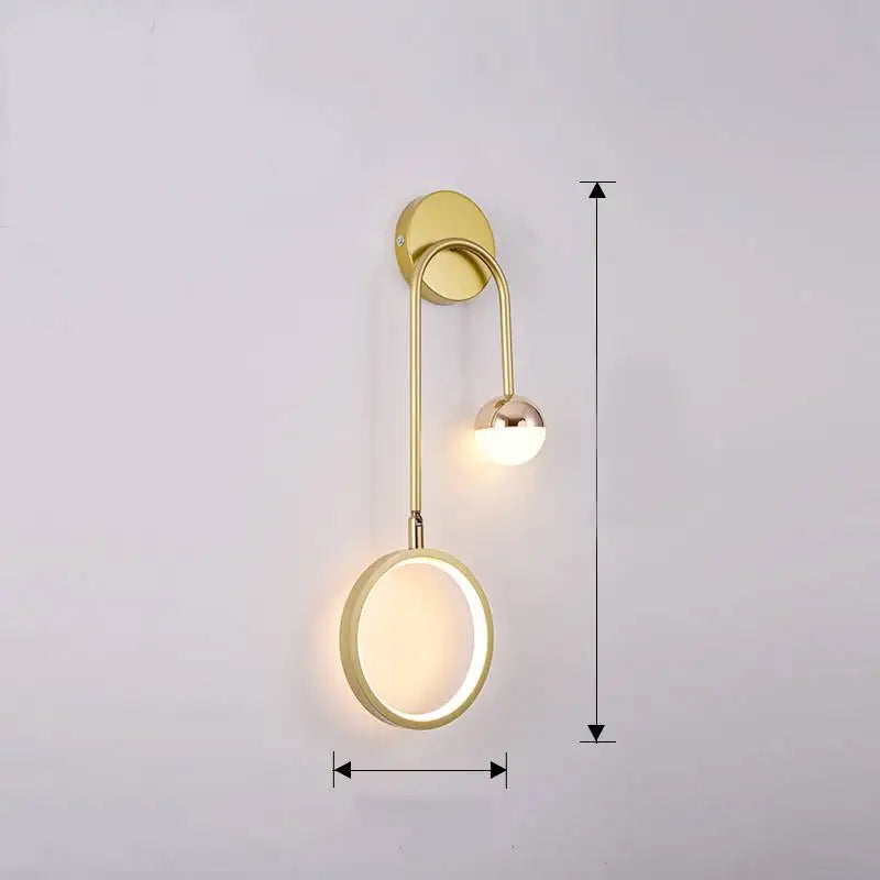 GlowNest – Modern Ball Wall Light