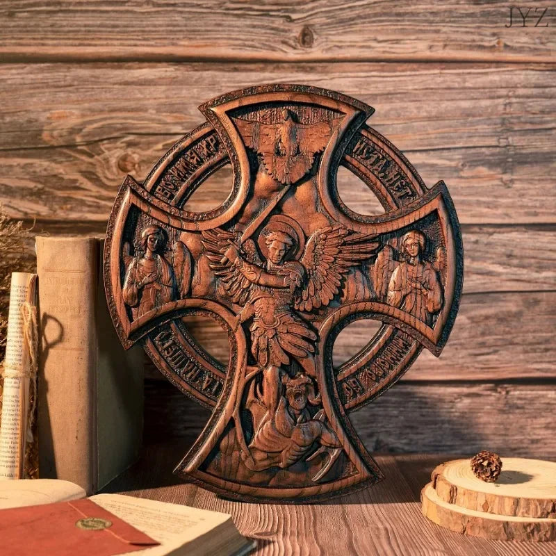 Archangel’s Cross – A Wooden Shield of Spiritual Strength